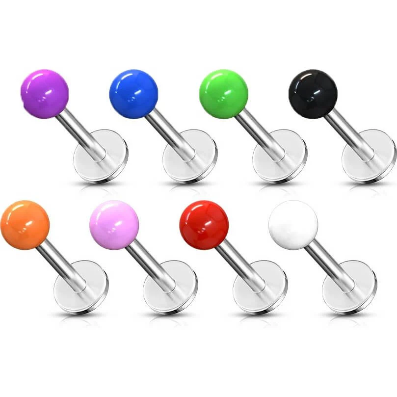 Labret Acrylic Ball, 8 pieces