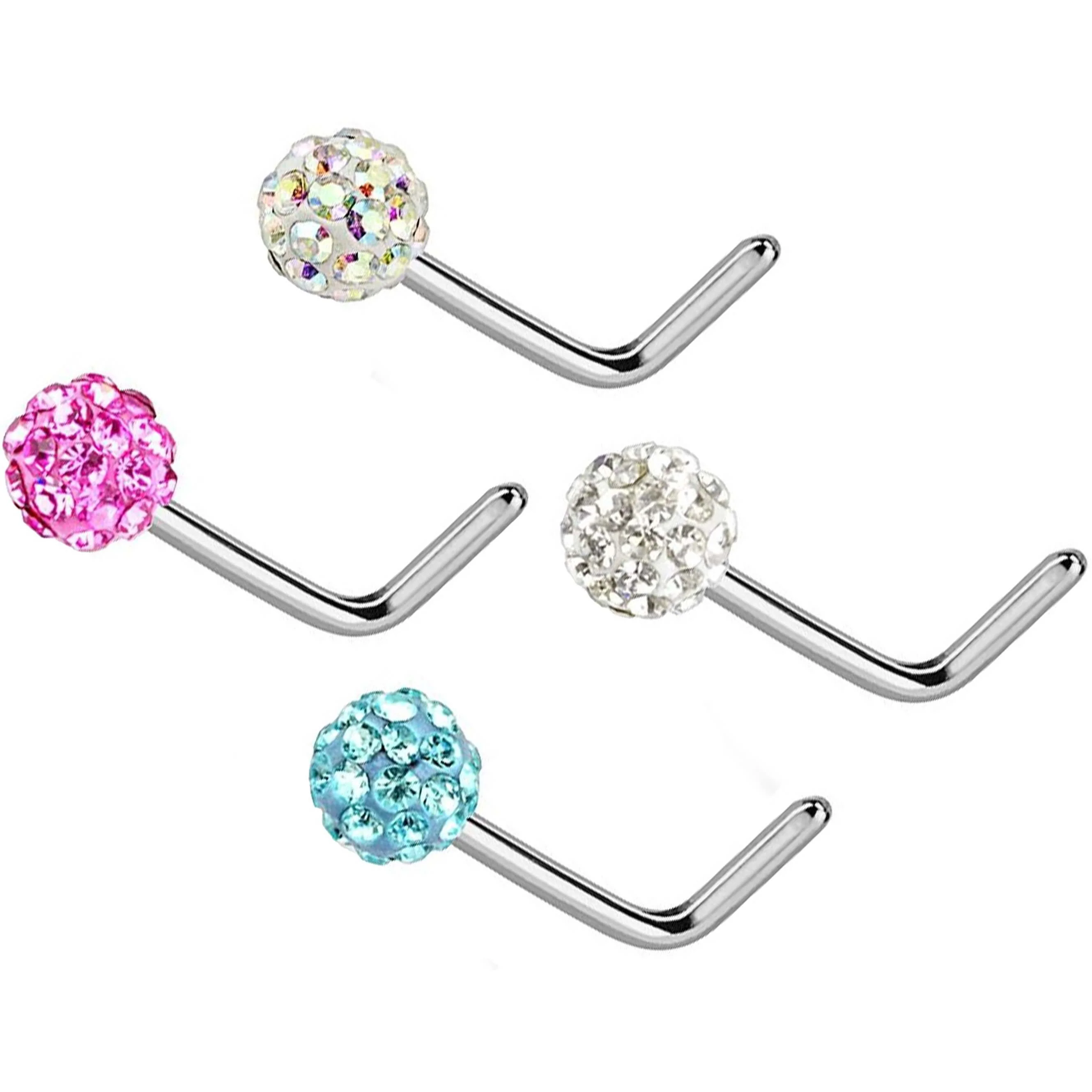 Nose L-Shape Ferido Ball, 4 pieces