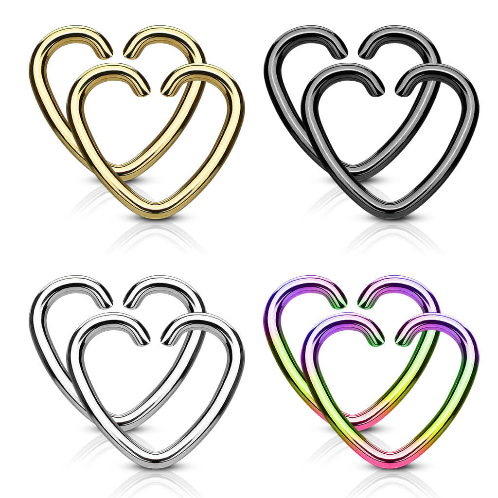 Ring Heart Bendable, 4 s pairs - Image 2
