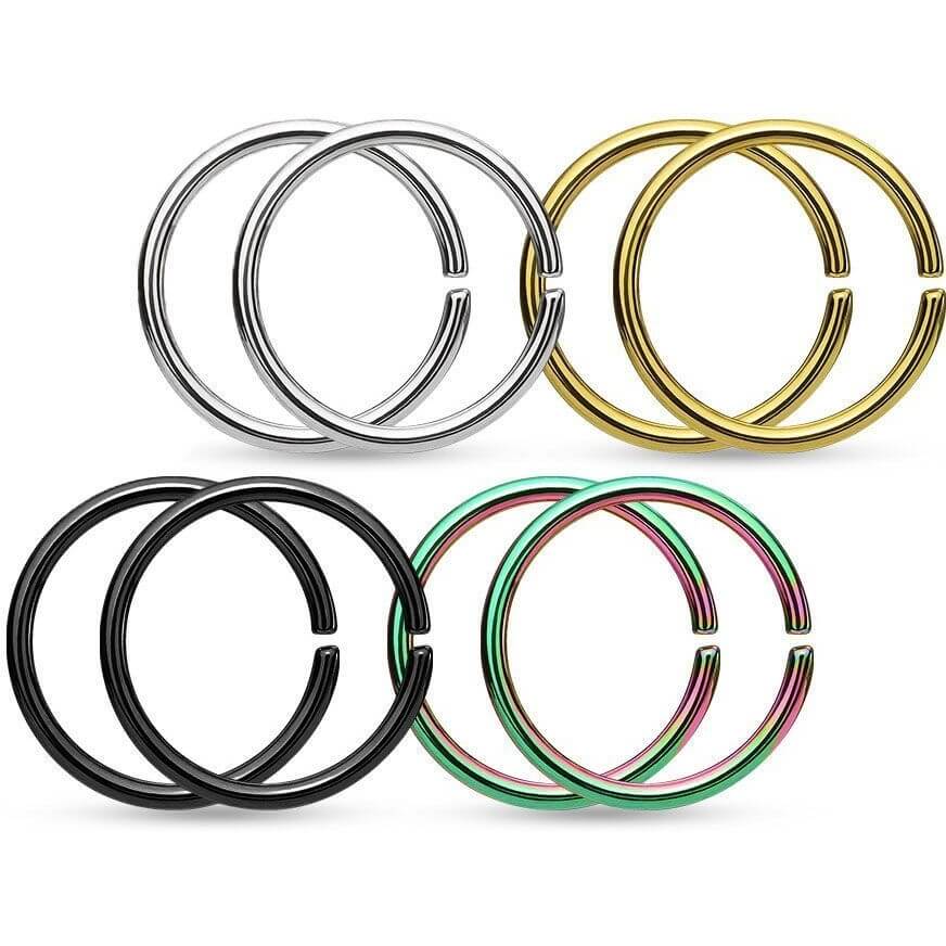Ring Set Bendable, 4 s pairs